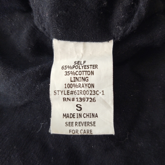 Honey Punch Gingham Romper Black & White Cami Ruffle Hem Size Small - Picture 10 of 12